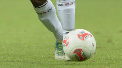 Footballer's legs