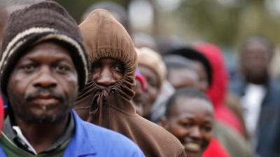 Zimbabweans wait to cast their vote outside Harare. Photo: 31 July 2013