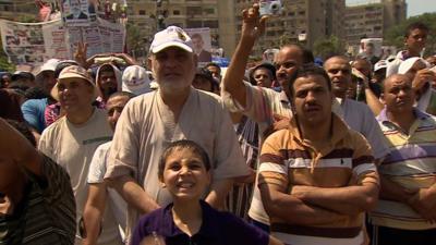 Supporters of Mohammed Morsi