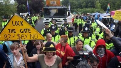 Balcombe protest on Friday