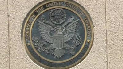 US Embassy emblem