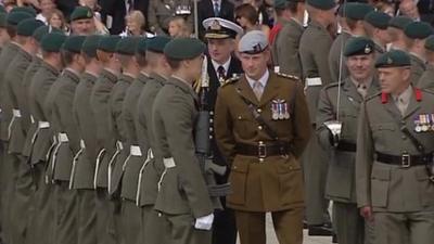 Prince Harry at Devonport Naval Base