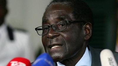 Zimbabwean President Robert Mugabe