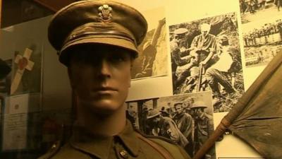 WW1 exhibition in Brecon