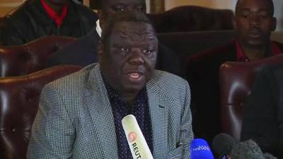 Movement for Democratic Change party leader Morgan Tsvangirai