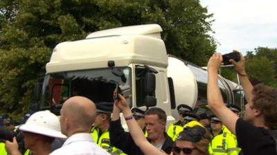 Balcombe protest on Monday