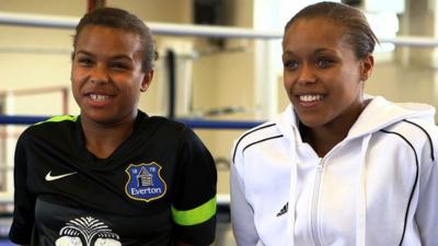 Nikita Parris and Natasha Jonas