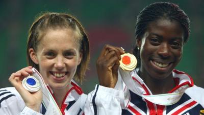 Nicola Sanders and Christine Ohuruogu