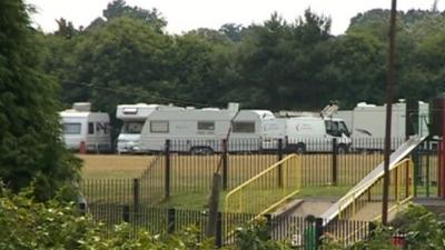 Travellers site in Poole