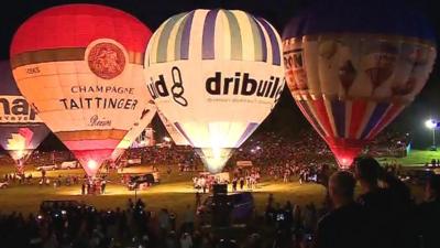 Bristol 2013 balloon fiesta night glow