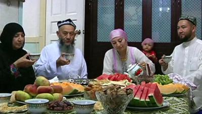 Muslims celebrate Eid al-Fitr in Urumqi, China