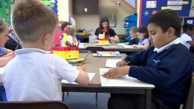 School children in Bristol