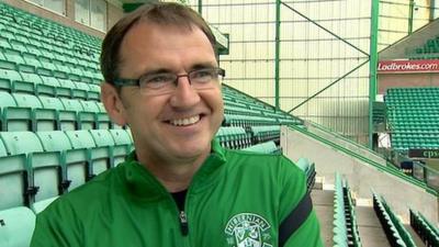 Hibernian manager Pat Fenlon