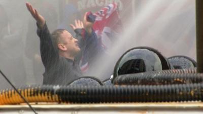 Loyalist protests in Belfast