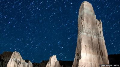 Perseid meteor shower photographed in Nevada, 12 August 2013