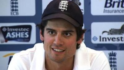 England Captain Alastair Cook