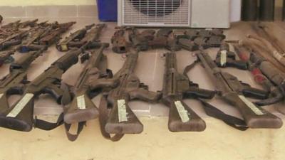 Weapons in Nigeria - file image