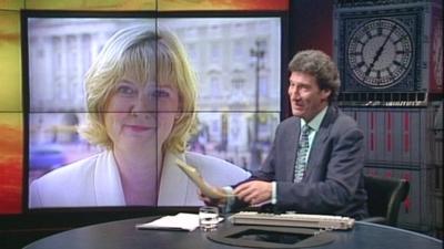 Martha Kearney and Jeremy Paxman