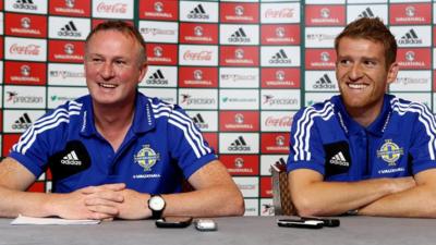 Northern Ireland Michael O'Neill and Steven Davis