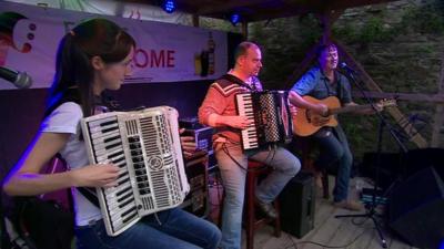 Musicians at the Fleadh