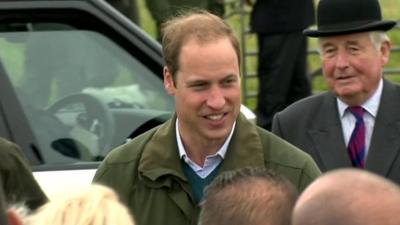 Prince William in Anglesey