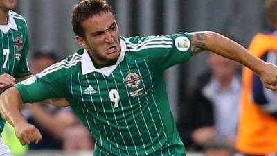 Martin Paterson celebrates scoring the winner against Russia