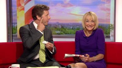 Charlie Stayt and Louise Minchin