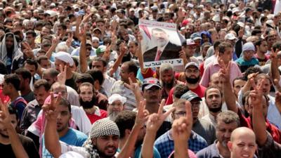 Supporters of Mohammed Morsi march on Cairo's streets