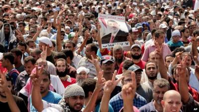 Supporters of Mohammed Morsi march on Cairo's streets