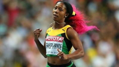 Jamaica's Shelly-Ann Fraser-Pryce