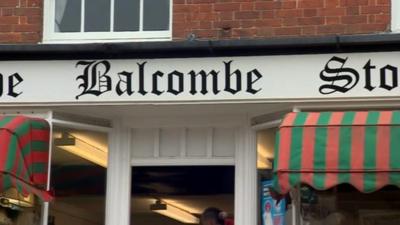 Balcombe store sign