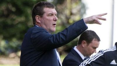 St Johnstone manager Tommy Wright