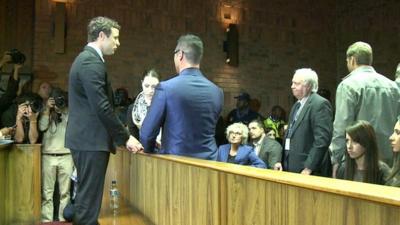 Oscar Pistorius in court