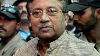 Former Pakistani President Pervez Musharraf