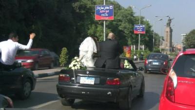 Couple in car