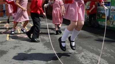 Pupils in a school playground (generic)