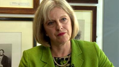 Home Secretary Theresa May