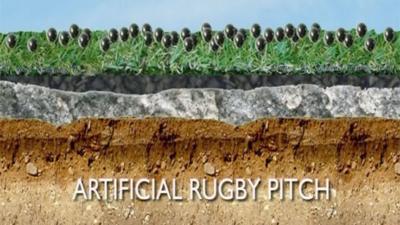 How Cardiff Blues pitch was formed