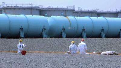 Workers at Fukushima nuclear plant