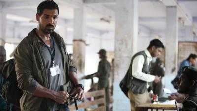 John Abraham in a still from Madras Cafe