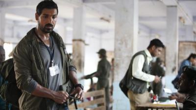 John Abraham in a still from Madras Cafe