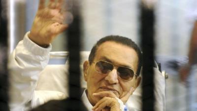 Hosni Mubarak in court in April 2013