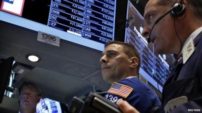 Traders at the New York Stock Exchange