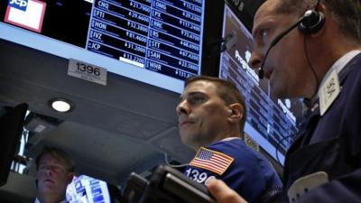 Traders at the New York Stock Exchange