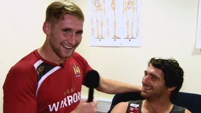 Sam Tomkins and Matty Smith