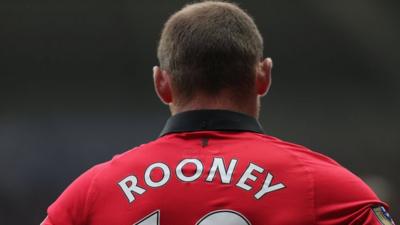 Manchester United striker Wayne Rooney