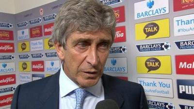 Manchester City manager Manuel Pellegrini