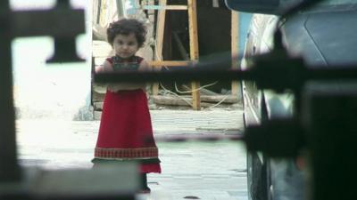 Young girl in Afghanistan