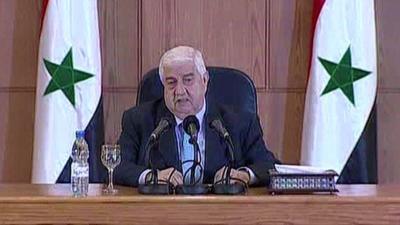 Syrian Foreign Minister Walid Muallem