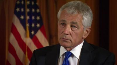 US defence secretary Chuck Hagel